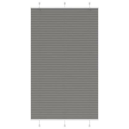Plissee Stoffbreite 104,4 Cm Polyester Anthrazit