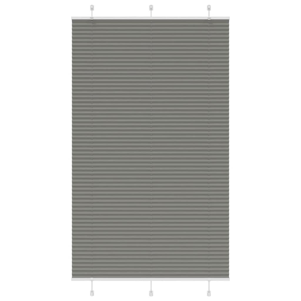 Plissee Stoffbreite 104,4 Cm Polyester Anthrazit