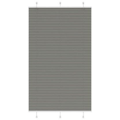 Plissee Stoffbreite 104,4 Cm Polyester Anthrazit