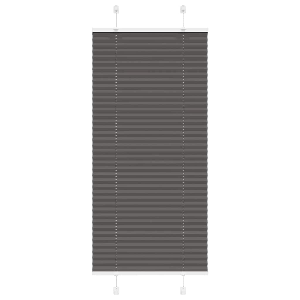 Plissee Stoffbreite 104,4 Cm Polyester Schwarz