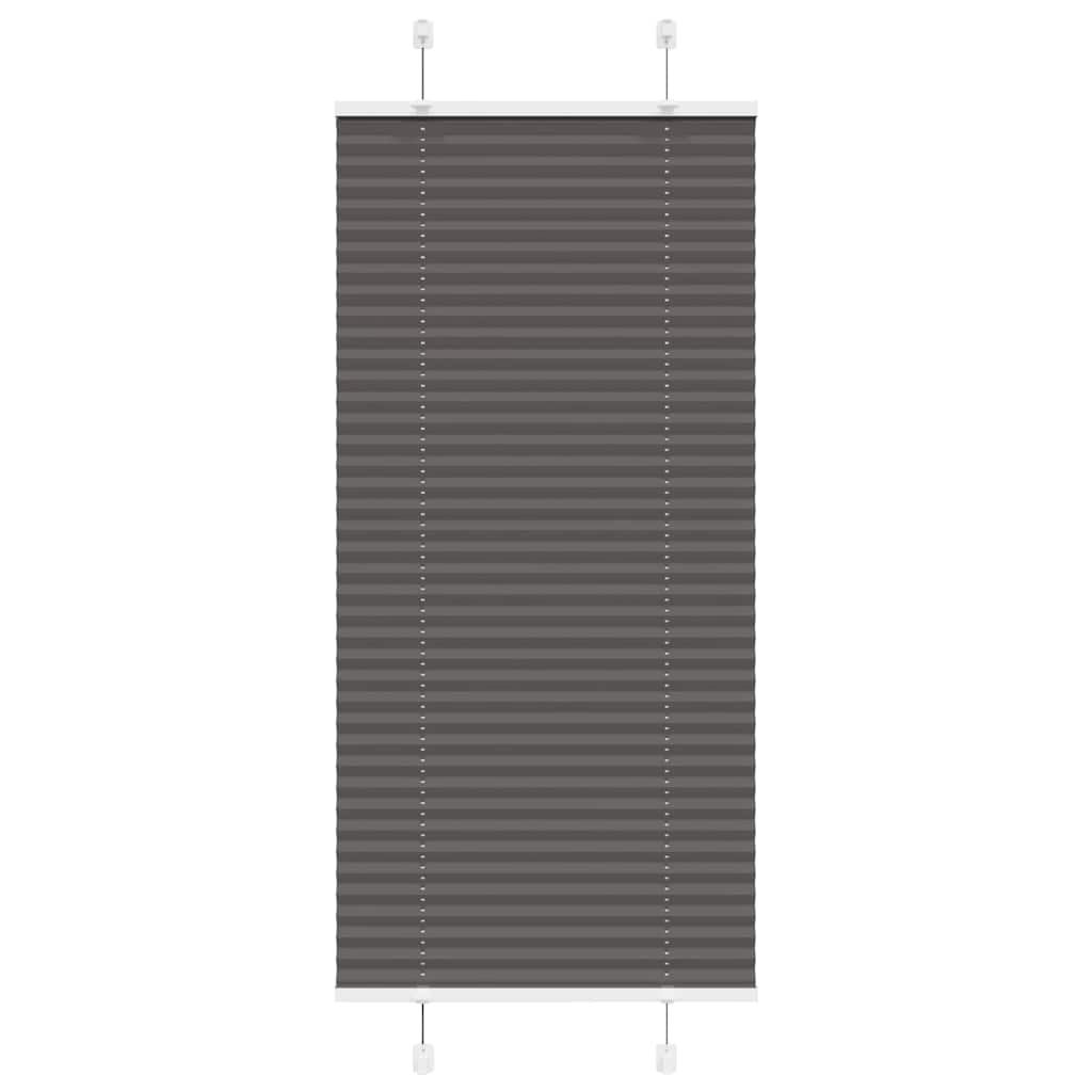 Plissee Stoffbreite 104,4 Cm Polyester Schwarz