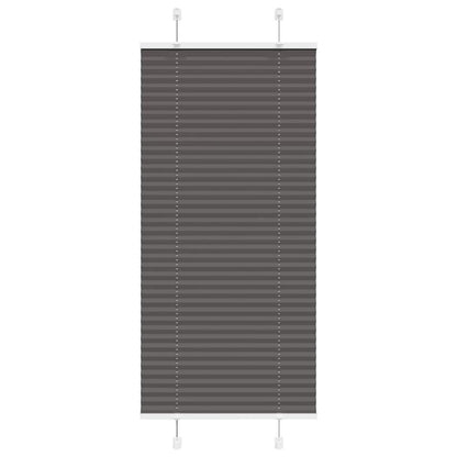 Plissee Stoffbreite 104,4 Cm Polyester Schwarz