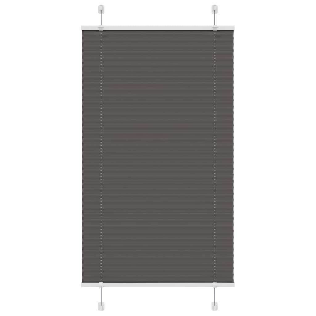 Plissee Stoffbreite 104,4 Cm Polyester Schwarz