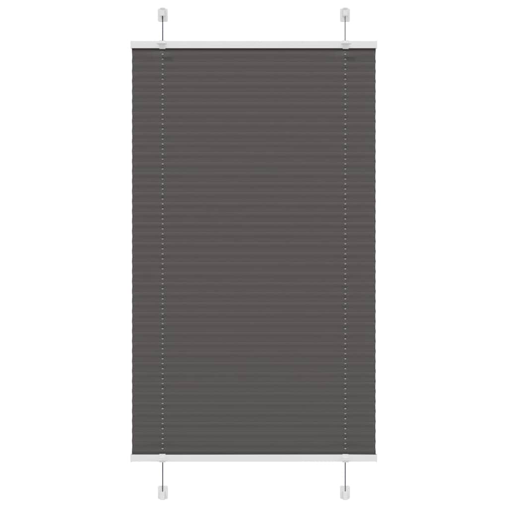 Plissee Stoffbreite 104,4 Cm Polyester Schwarz