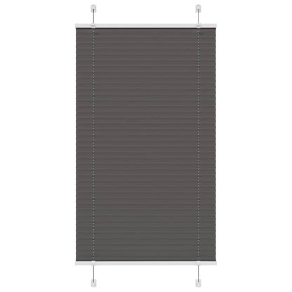 Plissee Stoffbreite 104,4 Cm Polyester Schwarz
