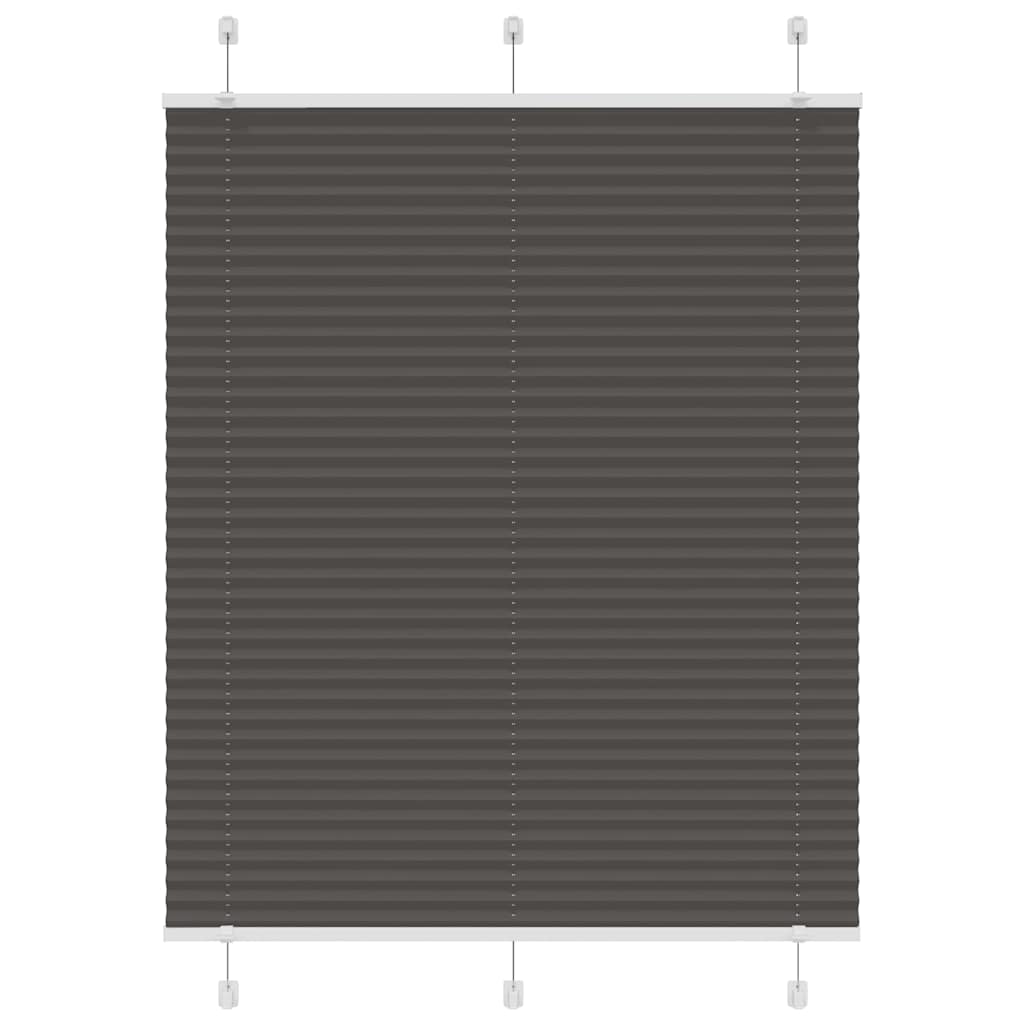 Plissee Stoffbreite 104,4 Cm Polyester Schwarz