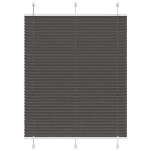 Plissee Stoffbreite 104,4 Cm Polyester Schwarz