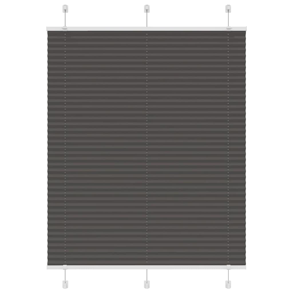 Plissee Stoffbreite 104,4 Cm Polyester Schwarz