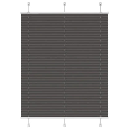 Plissee Stoffbreite 104,4 Cm Polyester Schwarz