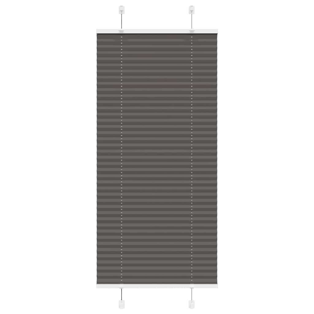 Plissee Stoffbreite 104,4 Cm Polyester Schwarz