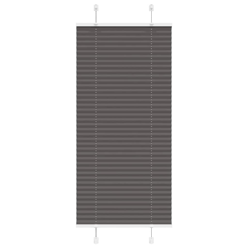 Plissee Stoffbreite 104,4 Cm Polyester Schwarz
