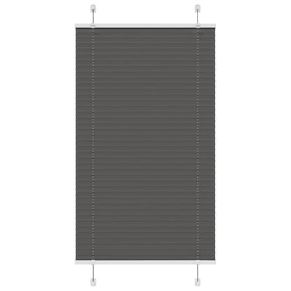 Plissee Stoffbreite 104,4 Cm Polyester Schwarz