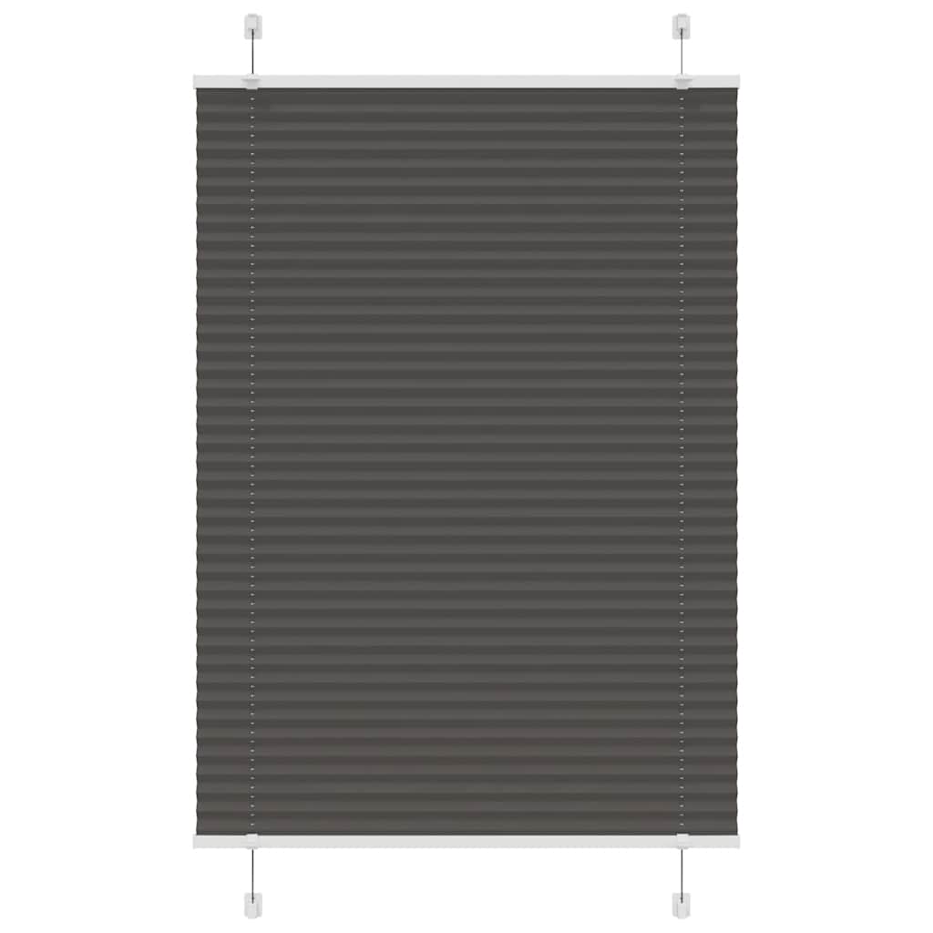 Plissee Stoffbreite 104,4 Cm Polyester Schwarz