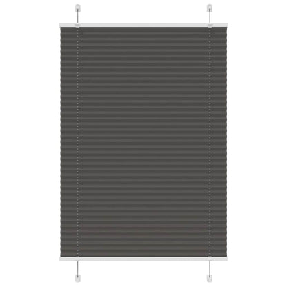 Plissee Stoffbreite 104,4 Cm Polyester Schwarz