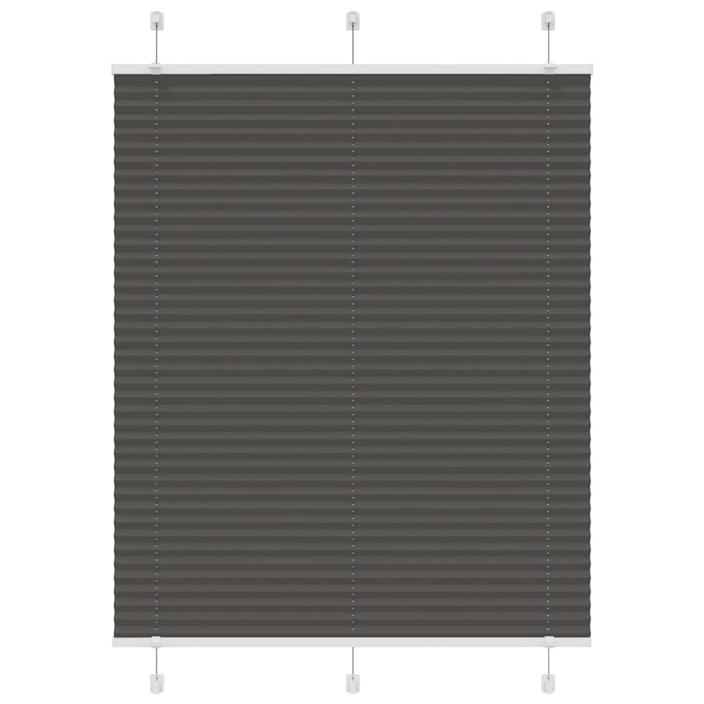 Plissee Stoffbreite 104,4 Cm Polyester Schwarz