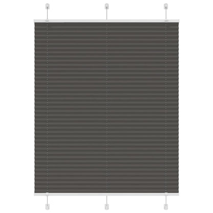 Plissee Stoffbreite 104,4 Cm Polyester Schwarz