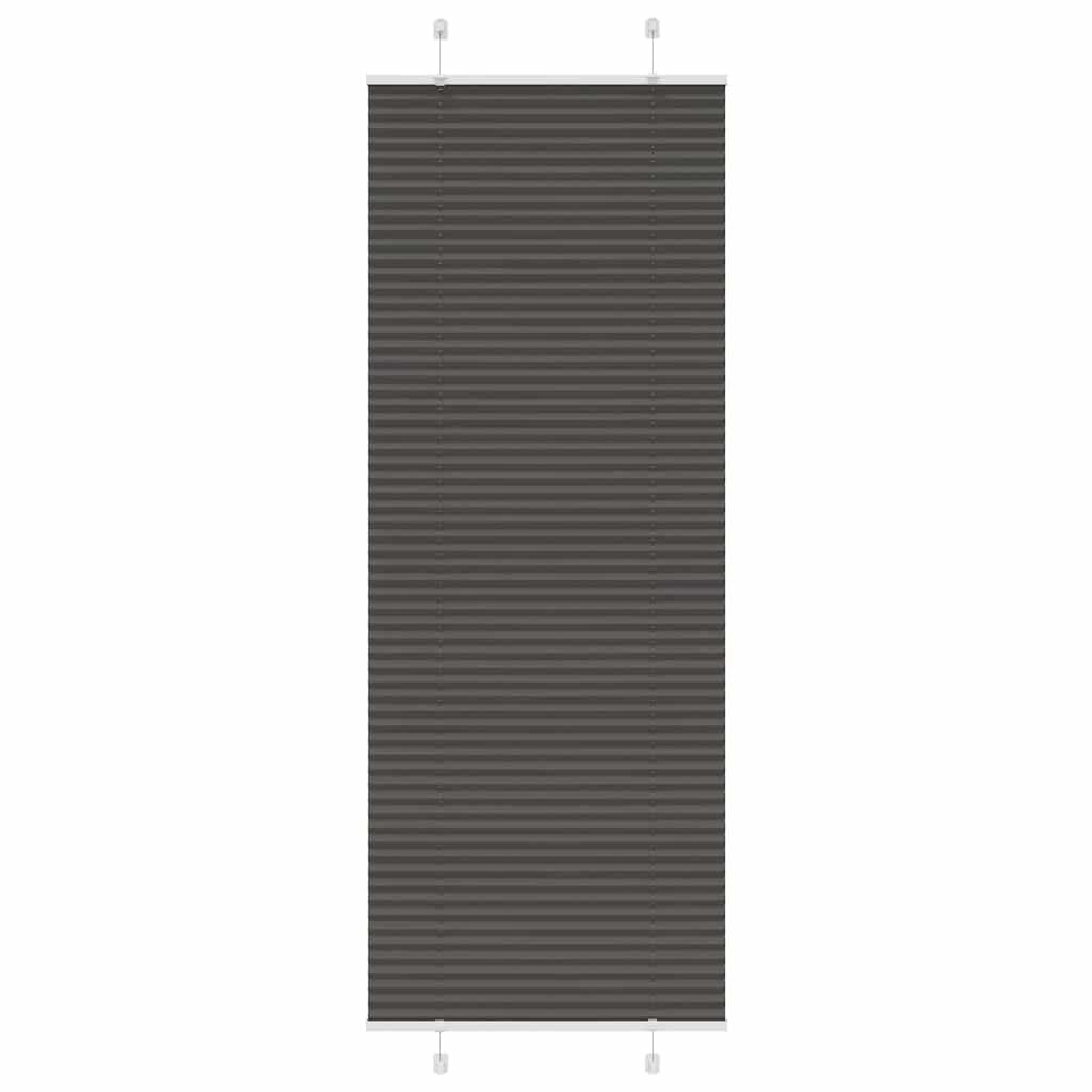 Plissee Stoffbreite 104,4 Cm Polyester Schwarz