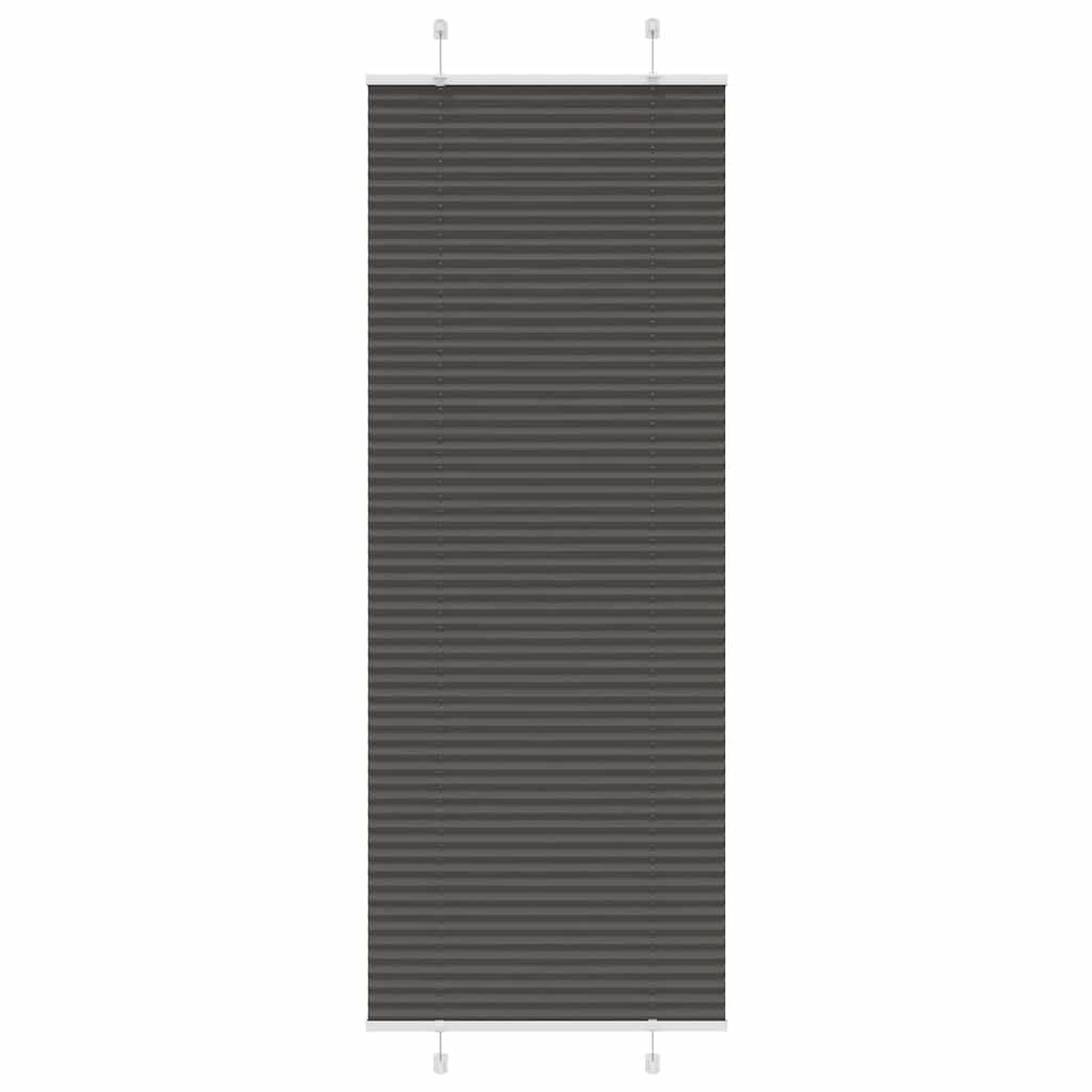 Plissee Stoffbreite 104,4 Cm Polyester Schwarz