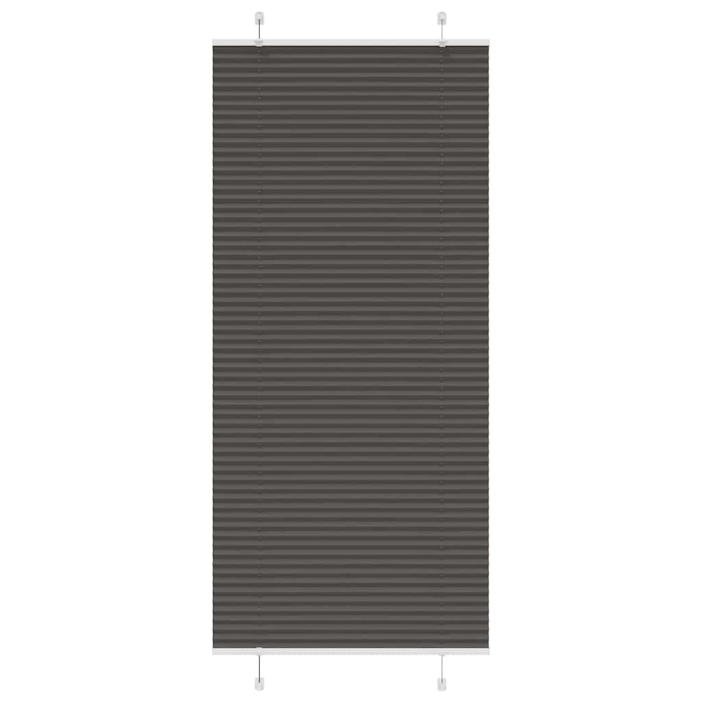 Plissee Stoffbreite 104,4 Cm Polyester Schwarz