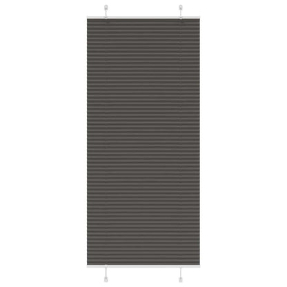 Plissee Stoffbreite 104,4 Cm Polyester Schwarz