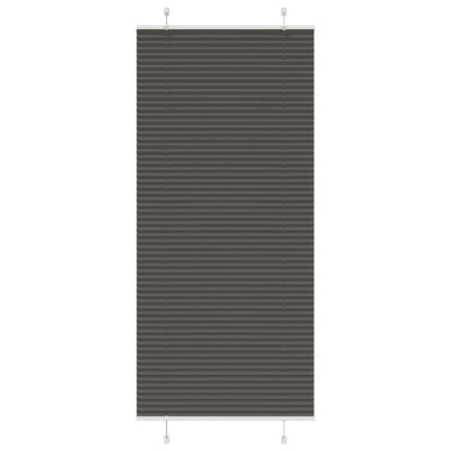 Plissee Stoffbreite 104,4 Cm Polyester Schwarz