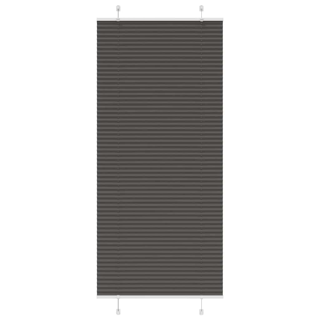 Plissee Stoffbreite 104,4 Cm Polyester Schwarz