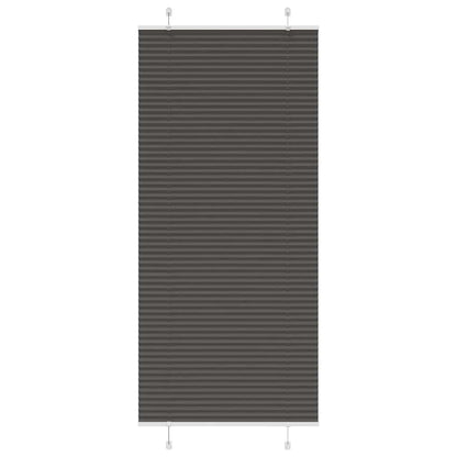 Plissee Stoffbreite 104,4 Cm Polyester Schwarz