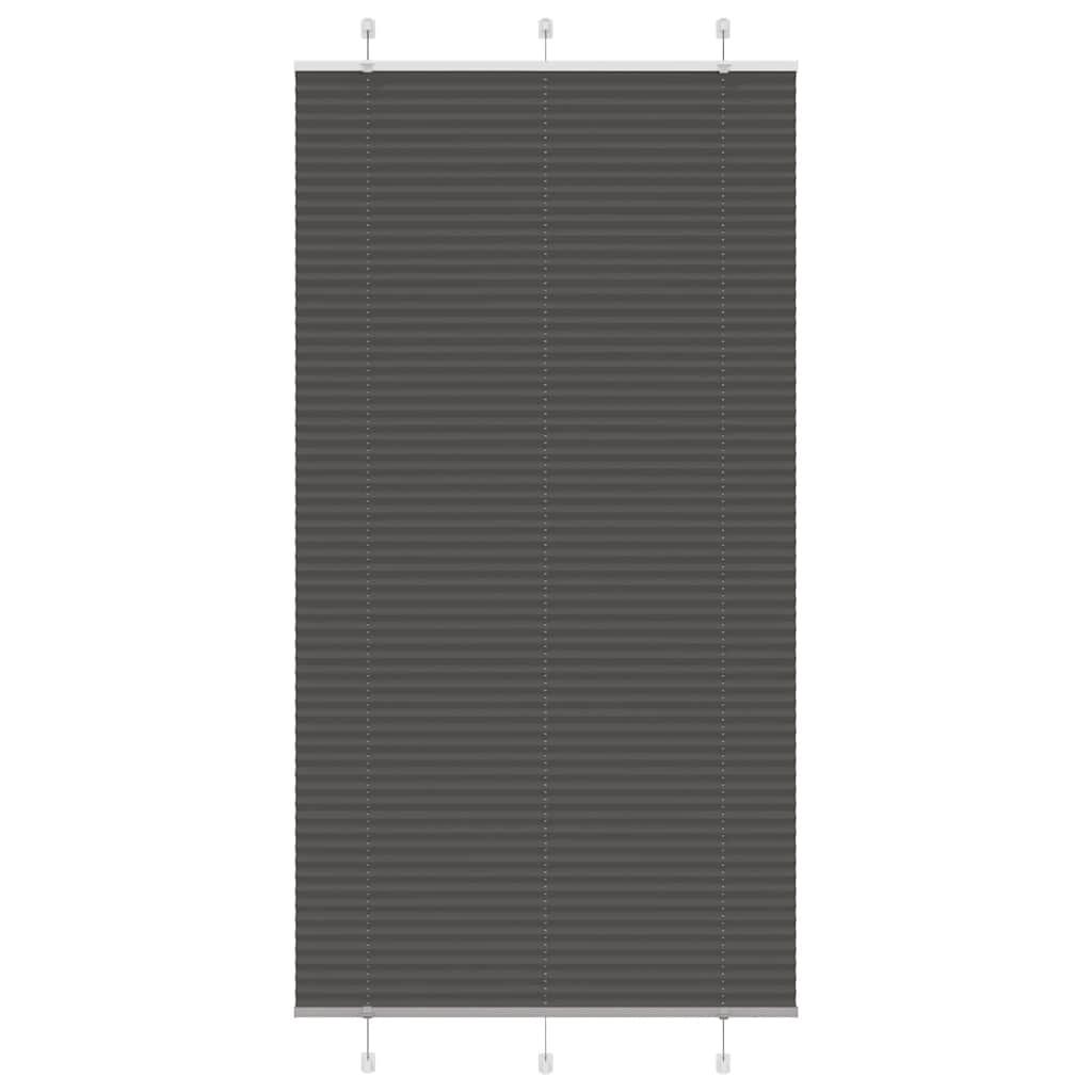 Plissee Stoffbreite 104,4 Cm Polyester Schwarz