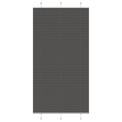 Plissee Stoffbreite 104,4 Cm Polyester Schwarz