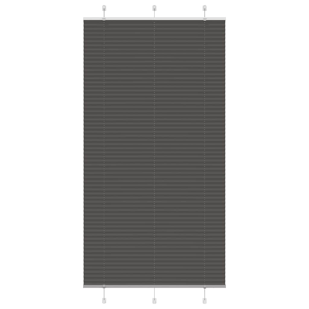 Plissee Stoffbreite 104,4 Cm Polyester Schwarz
