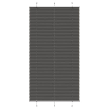 Plissee Stoffbreite 104,4 Cm Polyester Schwarz