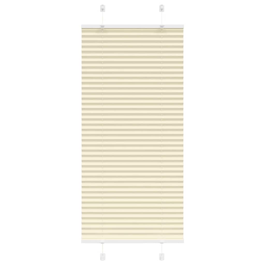 Plissee Stoffbreite 79,4 Cm Polyester Creme