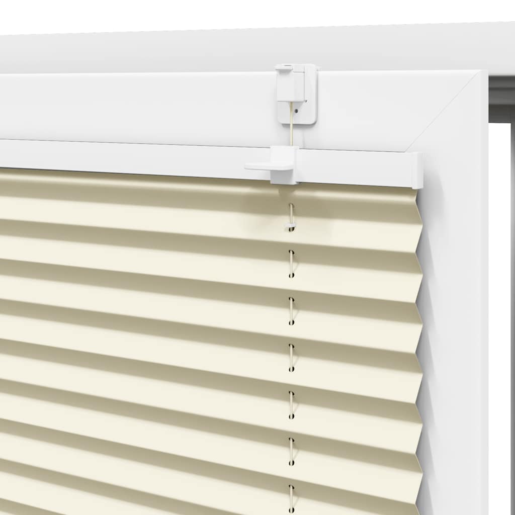 Plissee Stoffbreite 79,4 Cm Polyester Creme