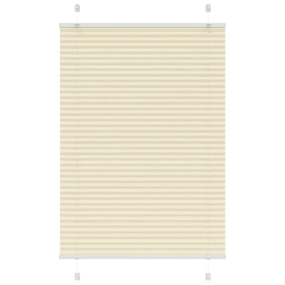 Plissee Stoffbreite 79,4 Cm Polyester Creme