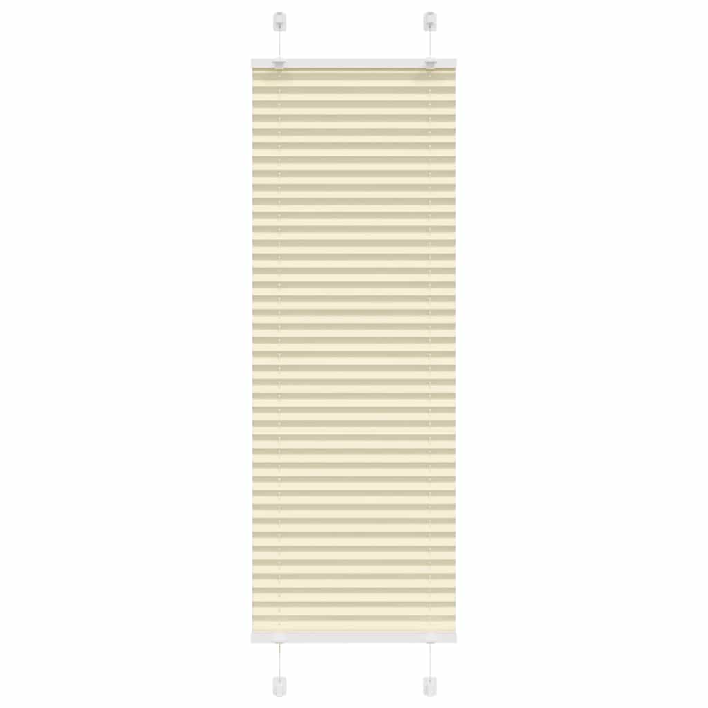 Plissee Stoffbreite 79,4 Cm Polyester Creme