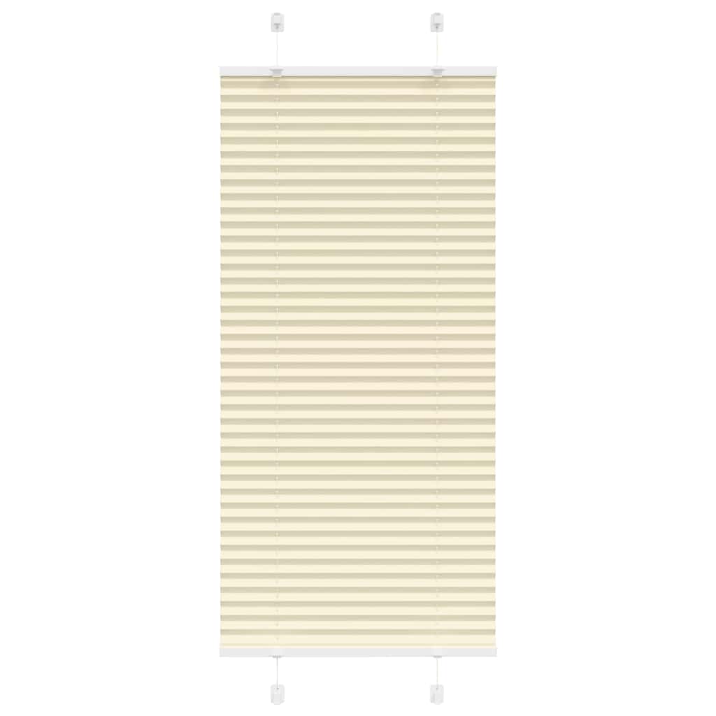 Plissee Stoffbreite 79,4 Cm Polyester Creme