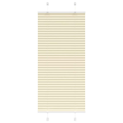Plissee Stoffbreite 79,4 Cm Polyester Creme