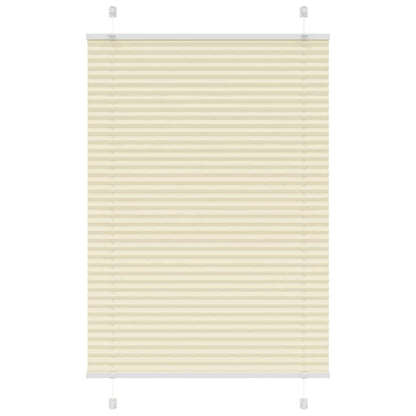 Plissee Stoffbreite 79,4 Cm Polyester Creme