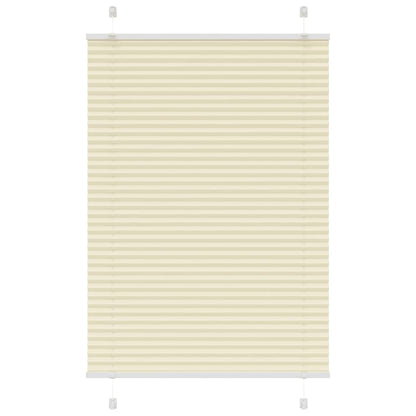 Plissee Stoffbreite 79,4 Cm Polyester Creme