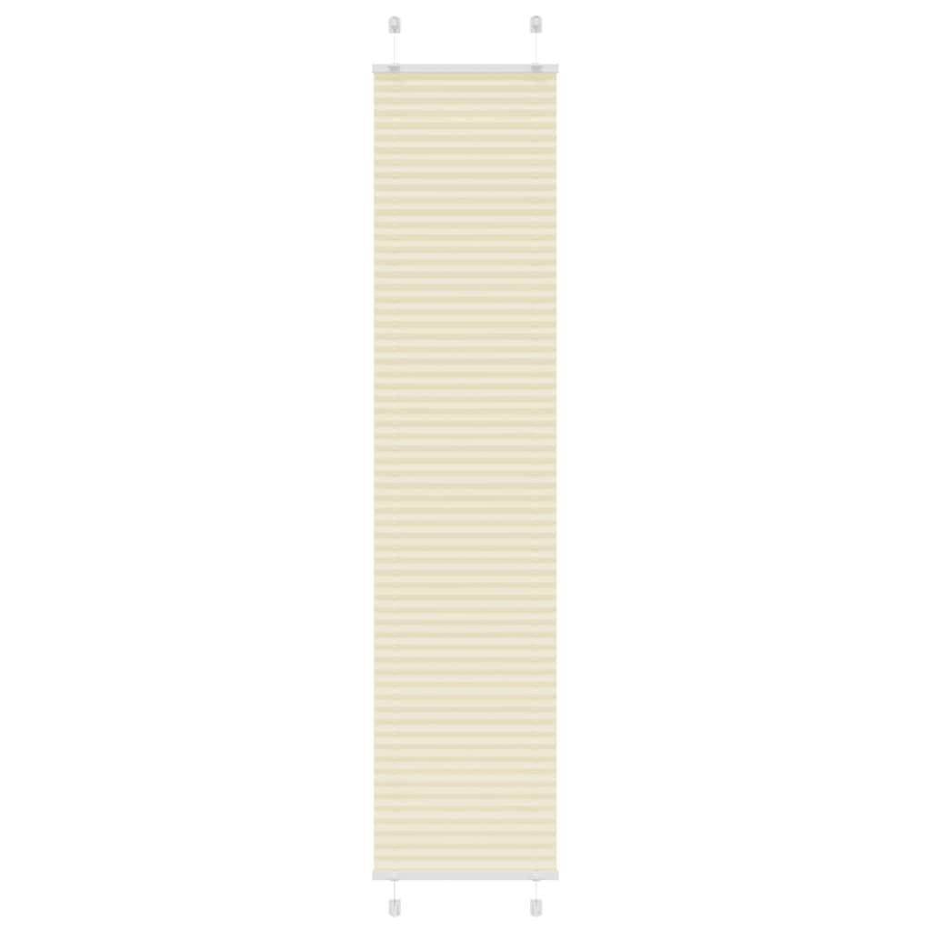 Plissee Stoffbreite 79,4 Cm Polyester Creme