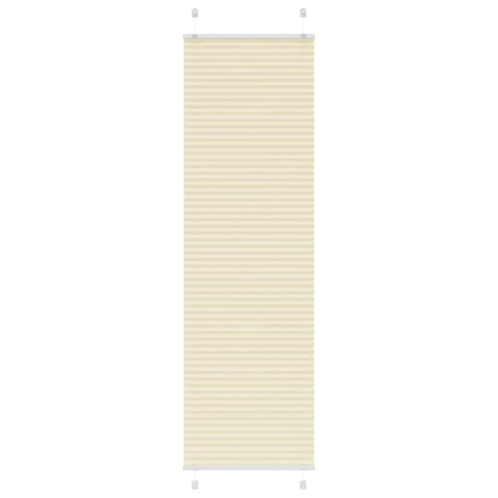 Plissee Stoffbreite 79,4 Cm Polyester Creme