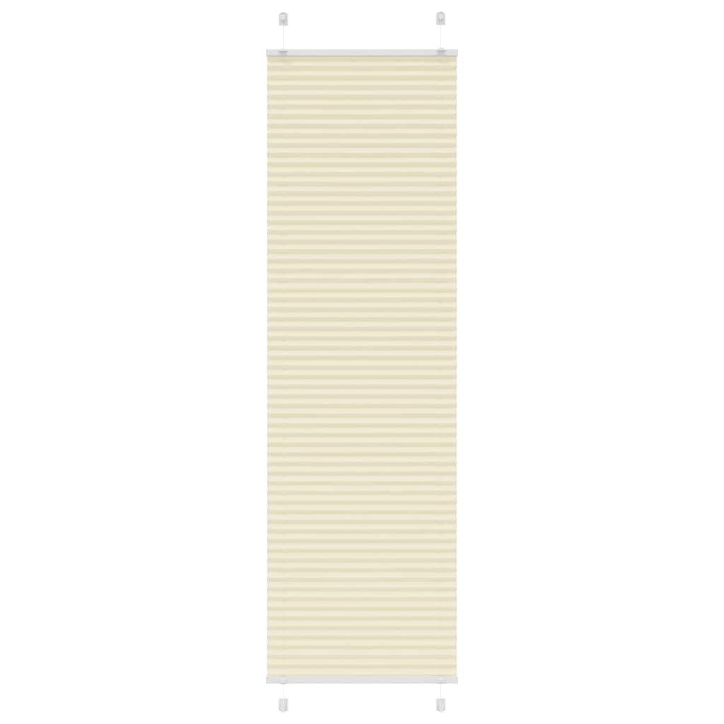 Plissee Stoffbreite 79,4 Cm Polyester Creme