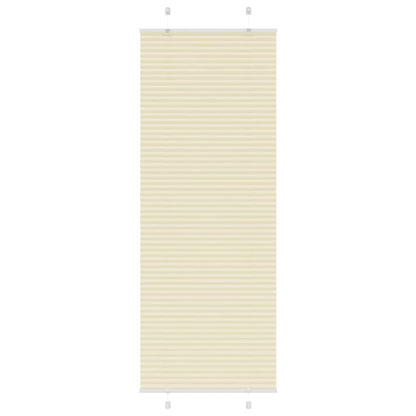 Plissee Stoffbreite 79,4 Cm Polyester Creme