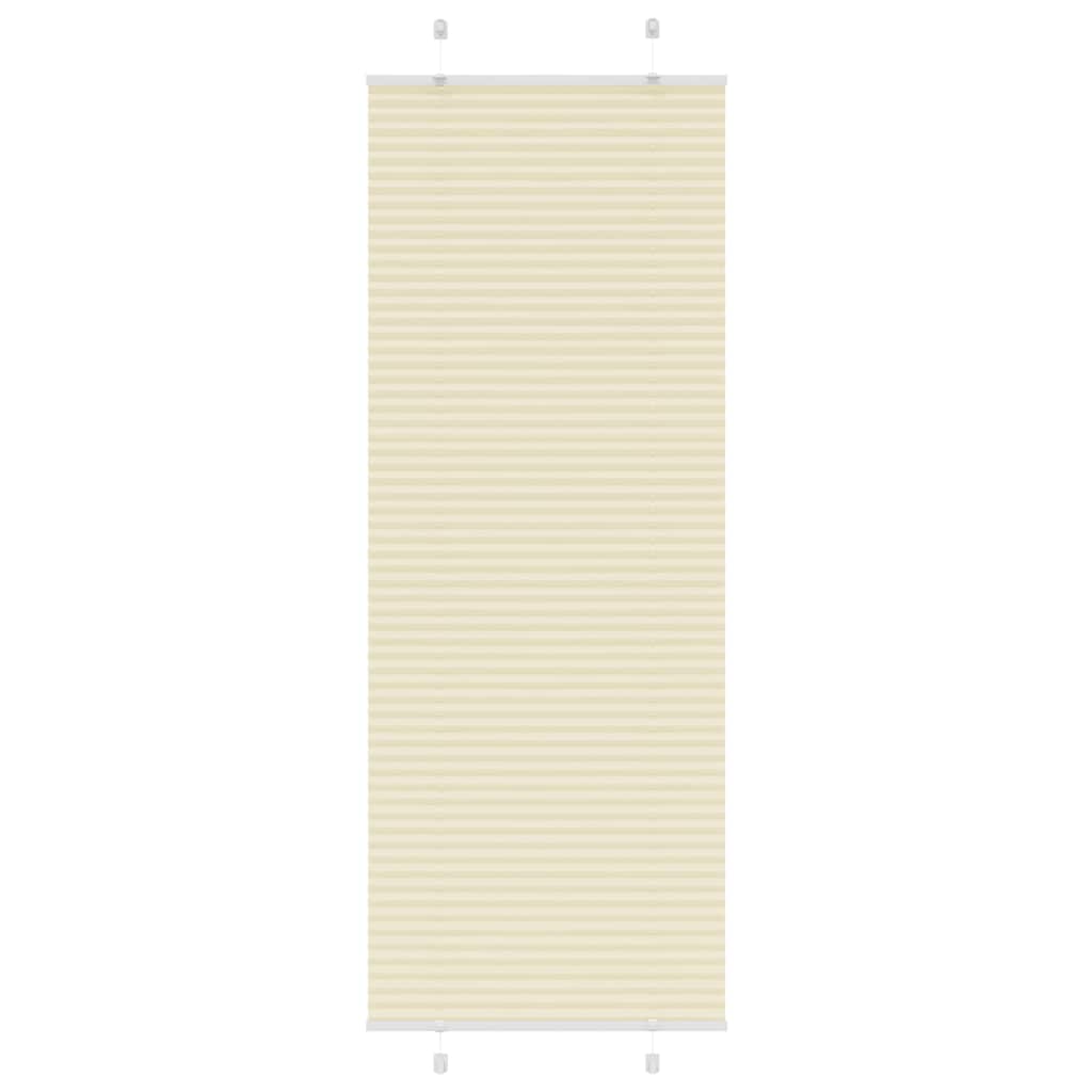 Plissee Stoffbreite 79,4 Cm Polyester Creme