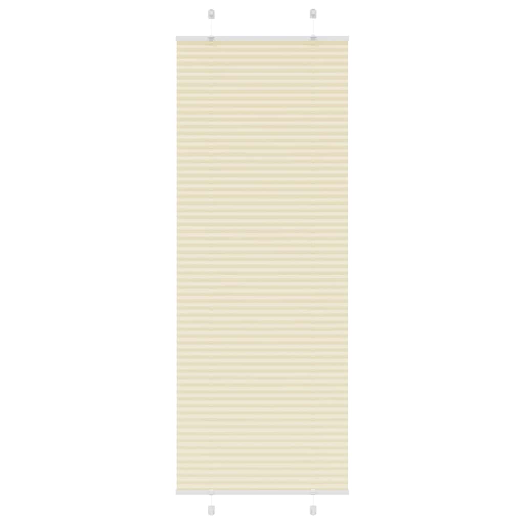 Plissee Stoffbreite 79,4 Cm Polyester Creme