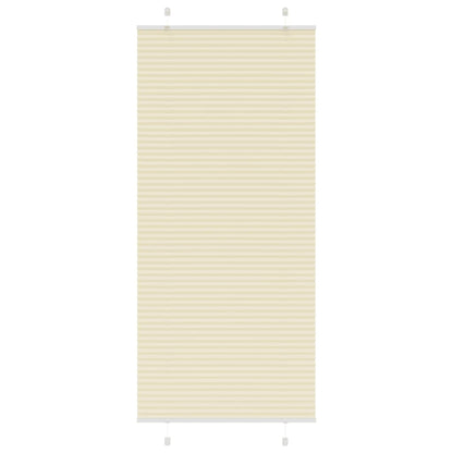 Plissee Stoffbreite 79,4 Cm Polyester Creme