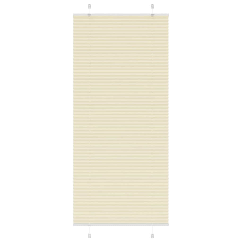 Plissee Stoffbreite 79,4 Cm Polyester Creme
