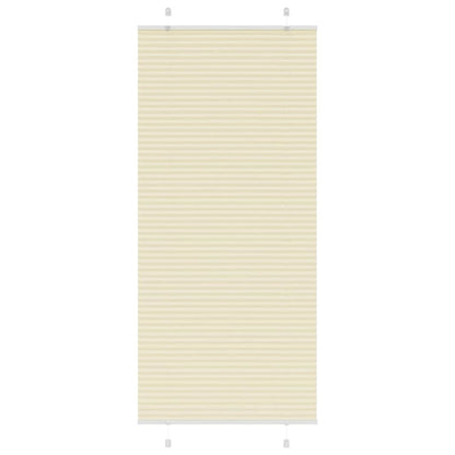 Plissee Stoffbreite 79,4 Cm Polyester Creme