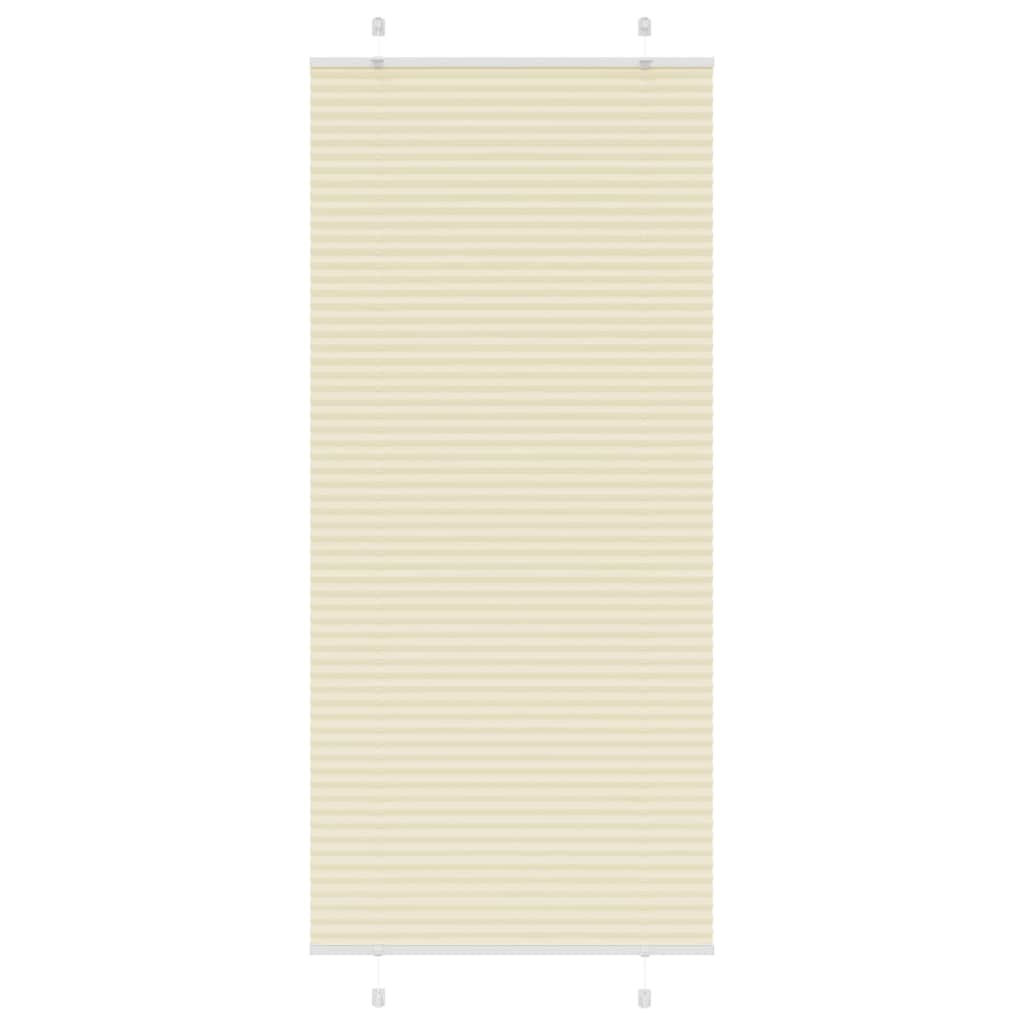 Plissee Stoffbreite 79,4 Cm Polyester Creme