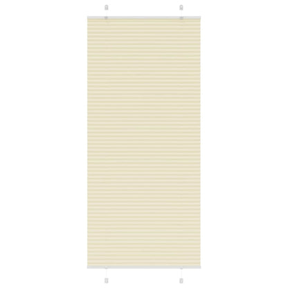 Plissee Stoffbreite 79,4 Cm Polyester Creme